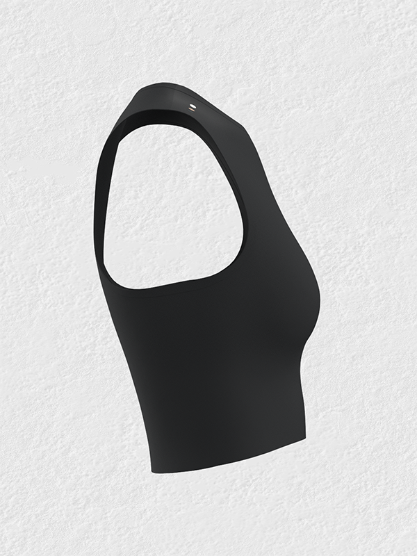 The Sueded Sleeveless Crop