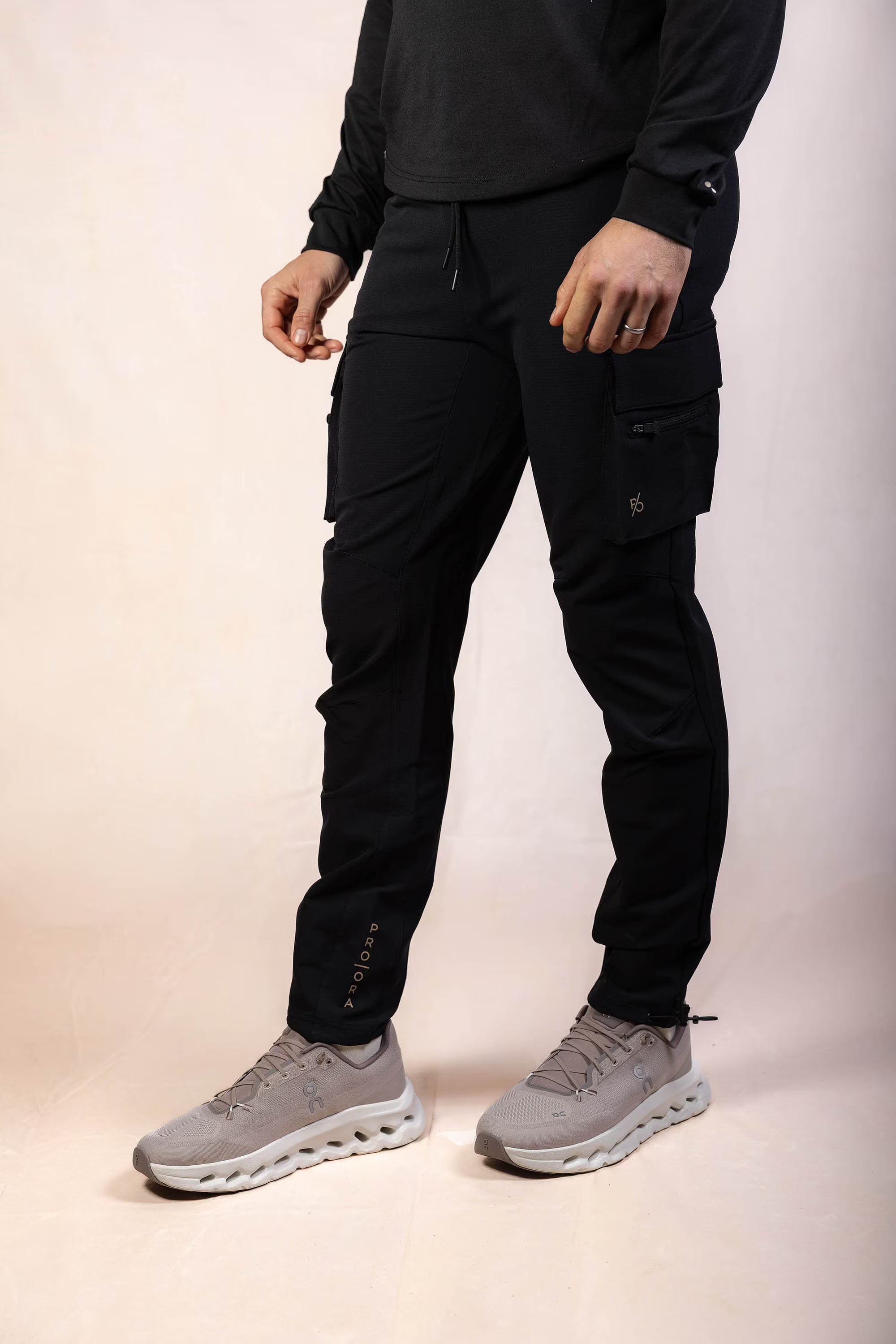 PRO | ORA men’s combat trouser in Black Beauty front view
