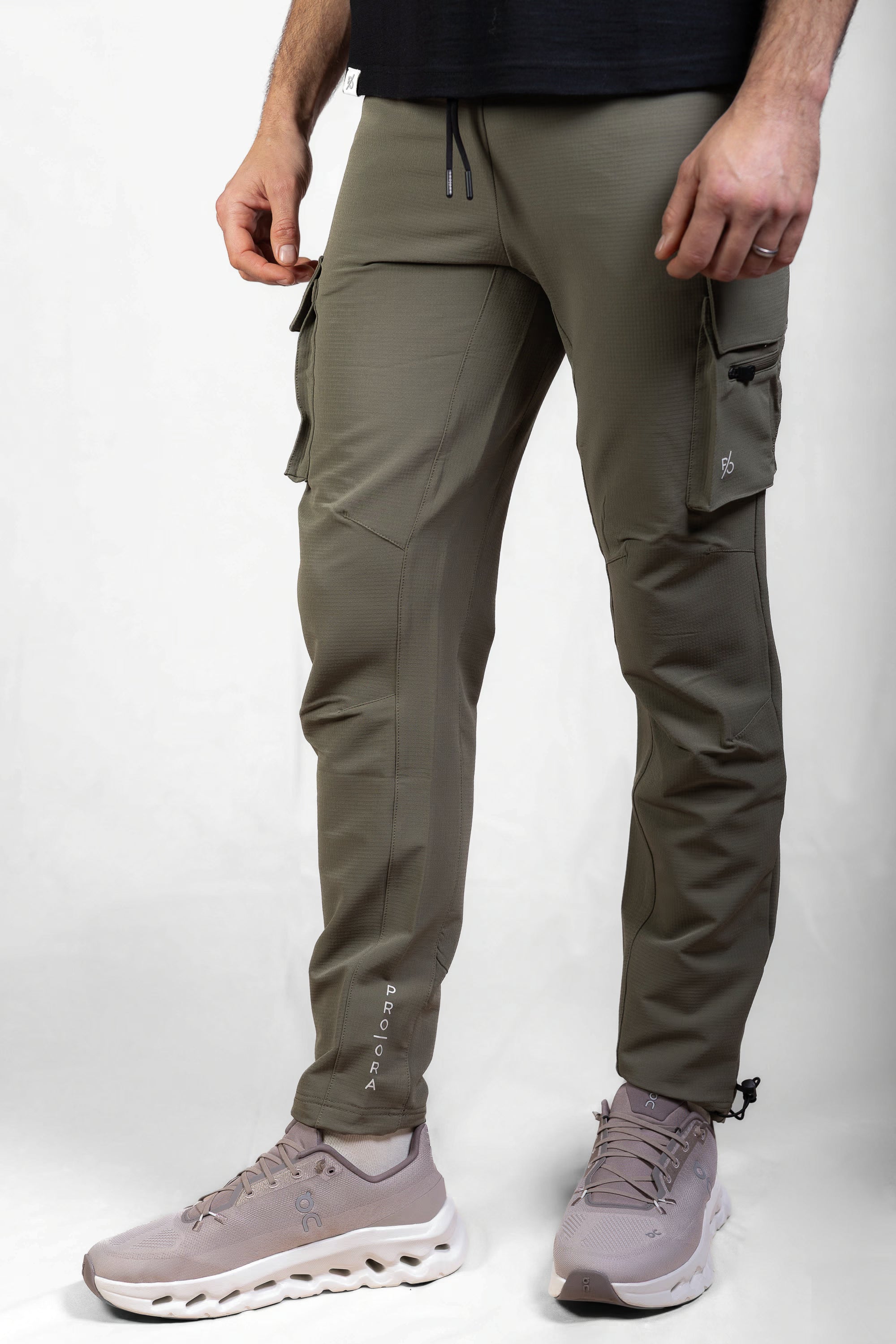 Men's Combat Joggers in Olive Smoke #Colour_Olive Smoke