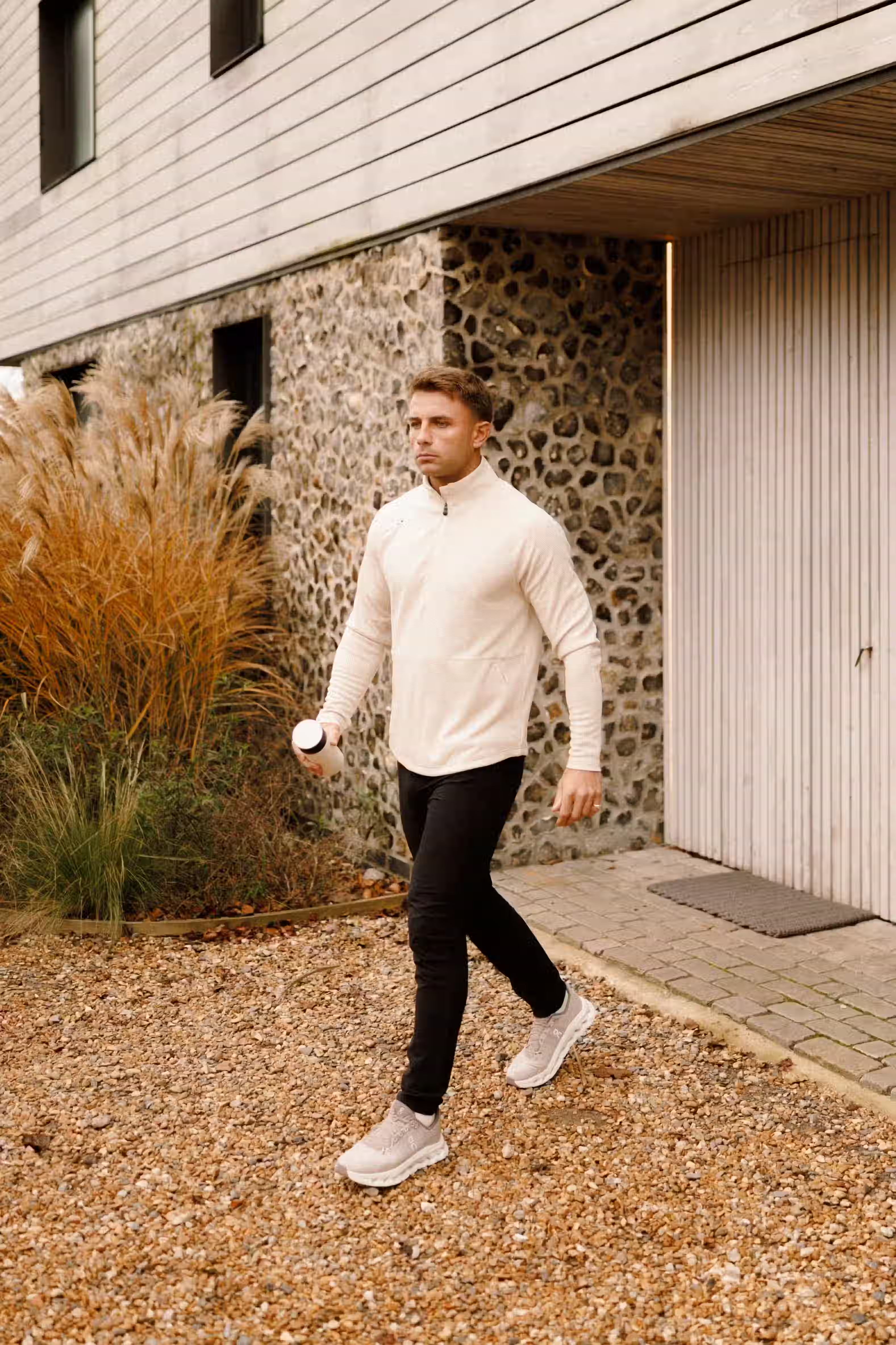 PRO | ORA men’s the precision trouser, worn for lifestyle