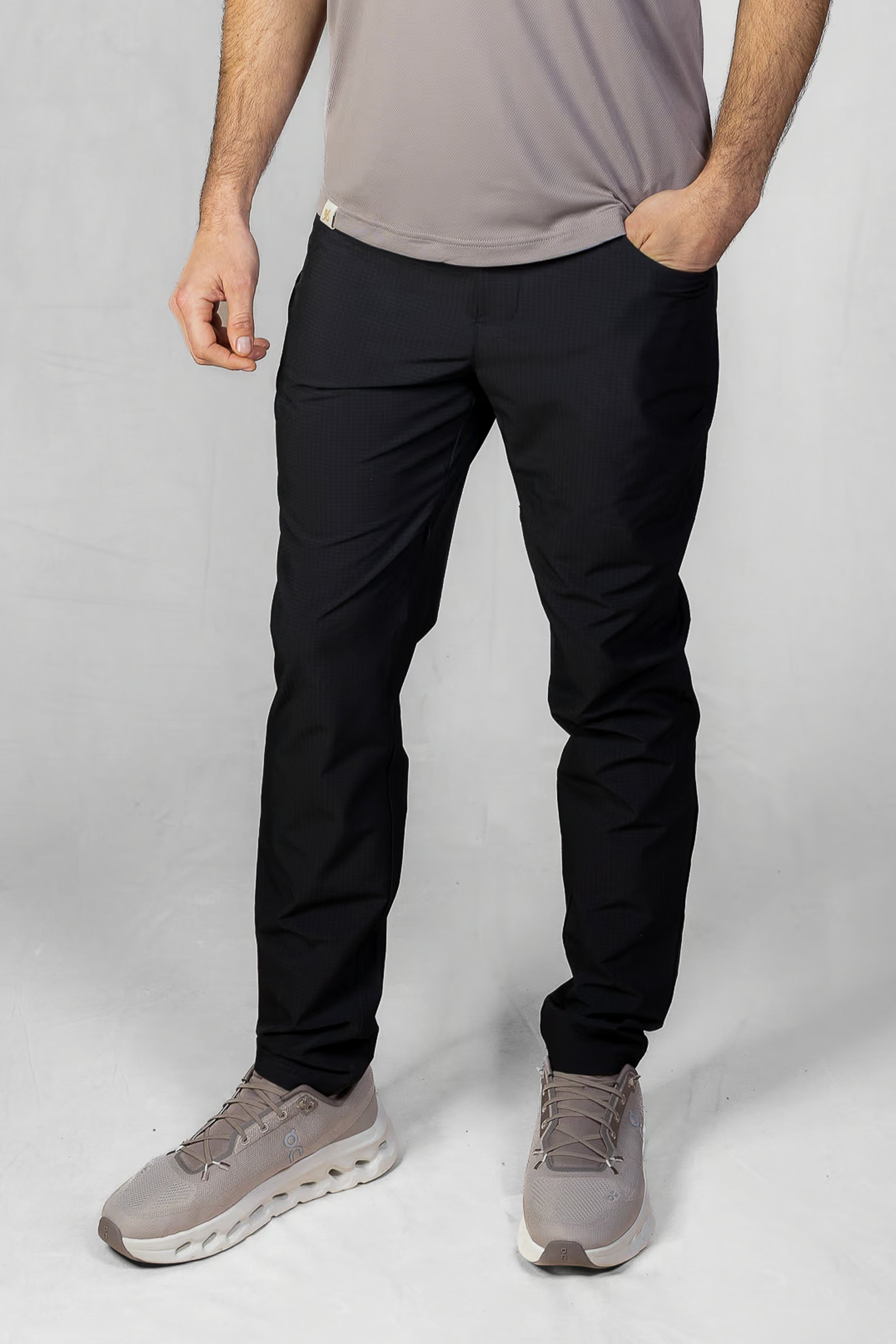 Men's Precision Trouser in Black Onyx #Colour_Black Onyx
