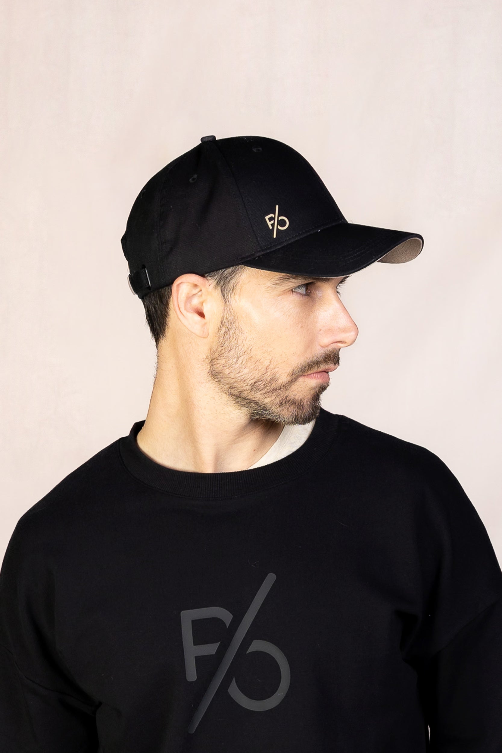 pro ora mens black cap side