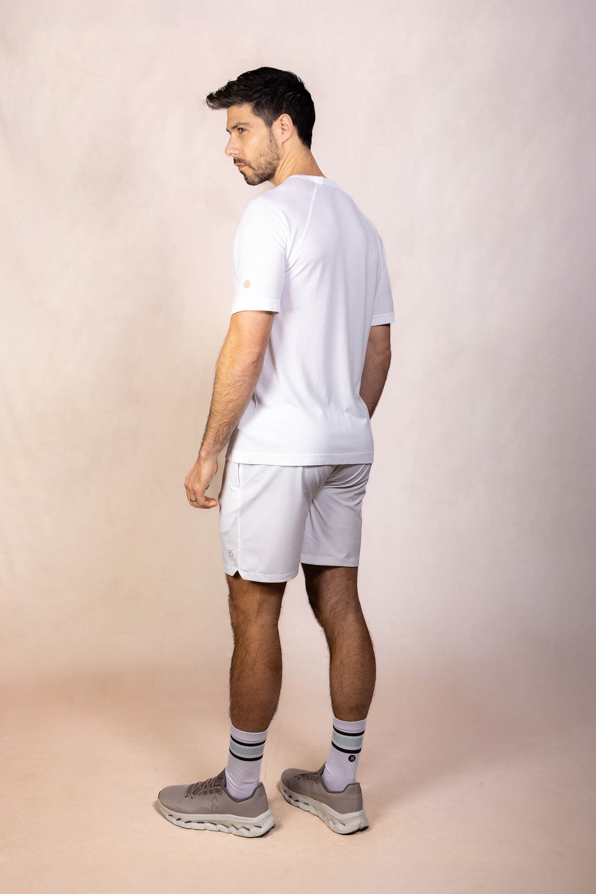 PRO | ORA men’s proformance t in White Onyx, product detail image