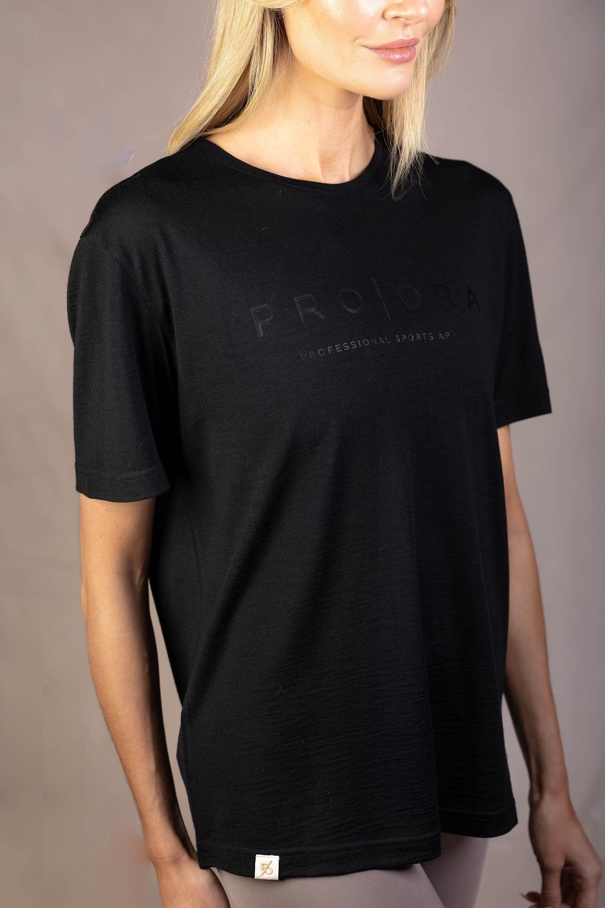 The Merino T - Black on Black