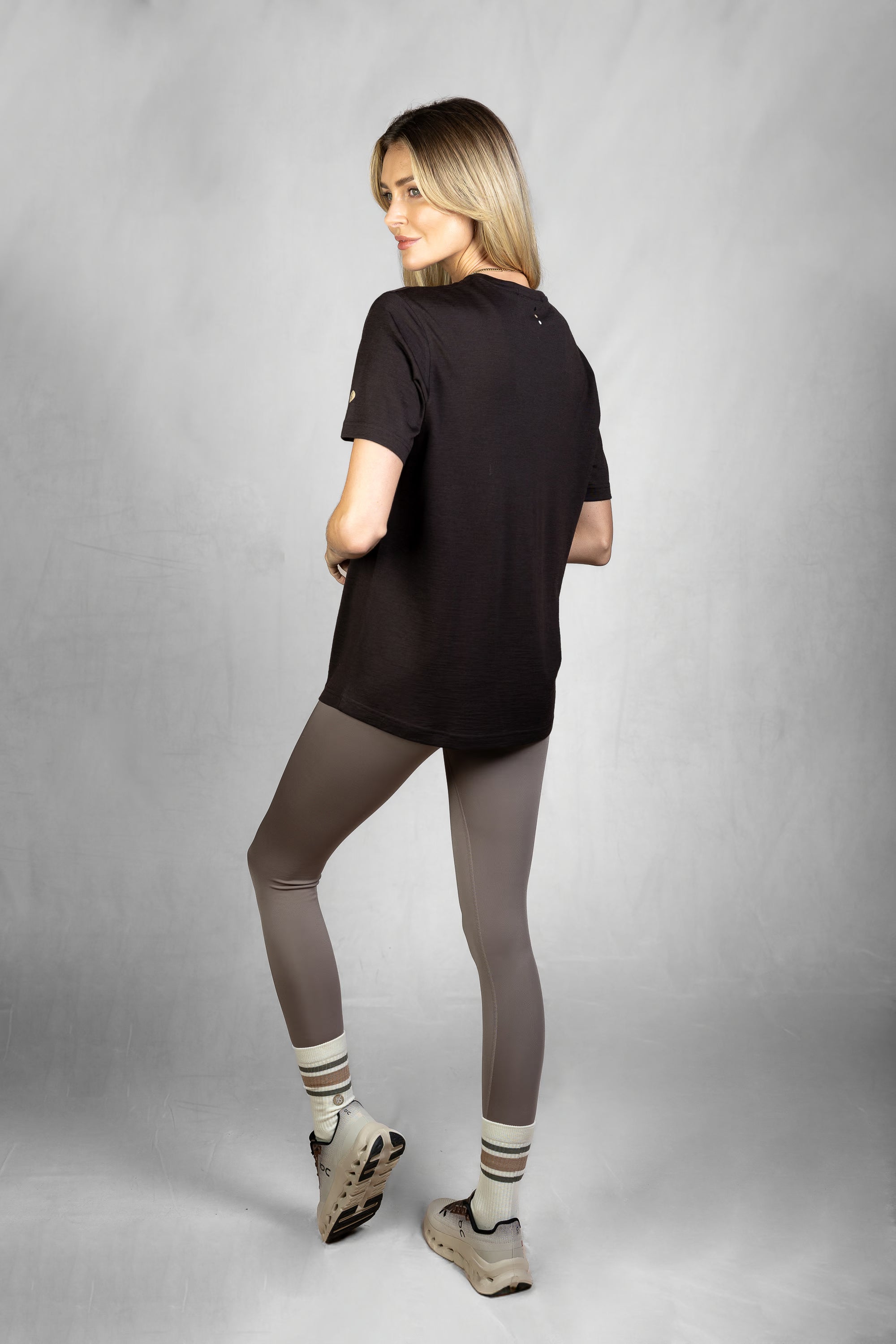 Women's Merino T-Shirt in Dark Espresso #Colour_Dark Espresso