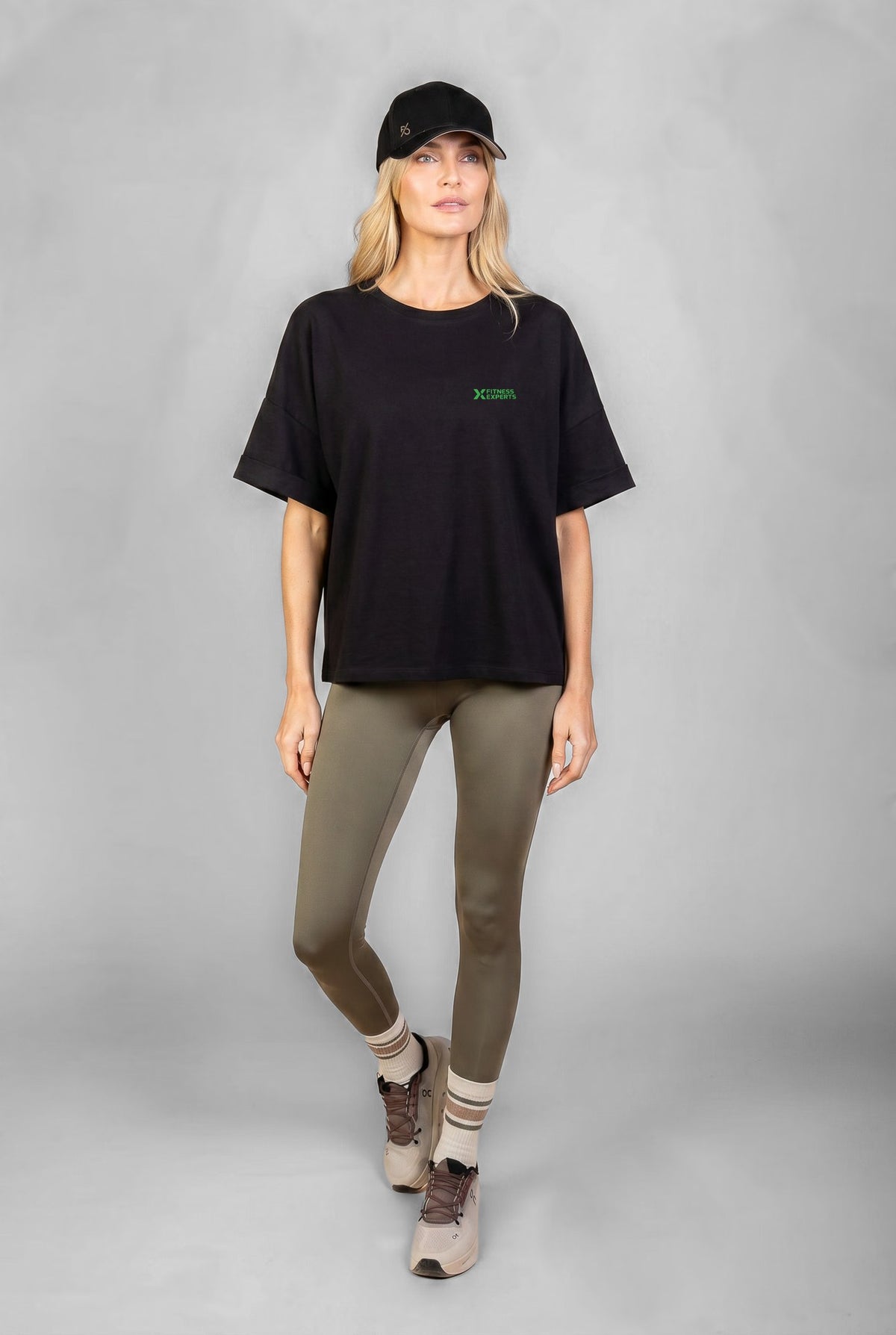 The Fitness Experts × PRO | ORA Women's Box T in Black Onyx #Colour_Black Onyx