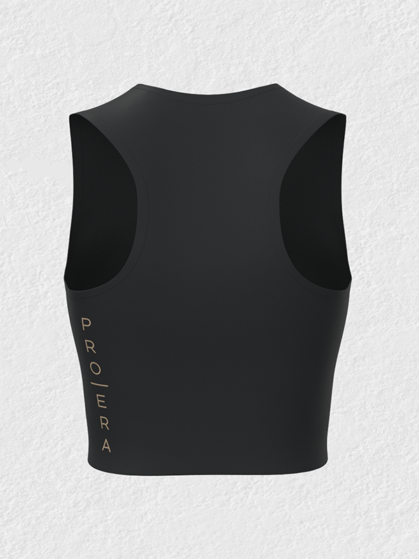 The Sueded Sleeveless Crop