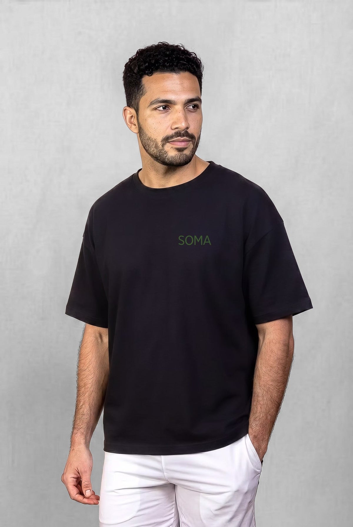 SOMA CLUB X PRO | ORA Men's Box T in Black Onyx #Colour_Black Onyx