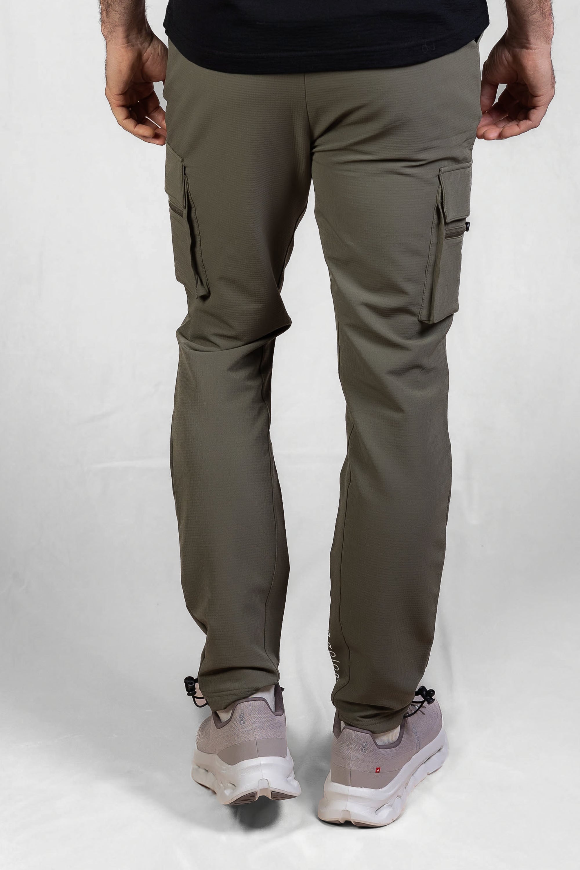 Men's Combat Joggers in Olive Smoke #Colour_Olive Smoke