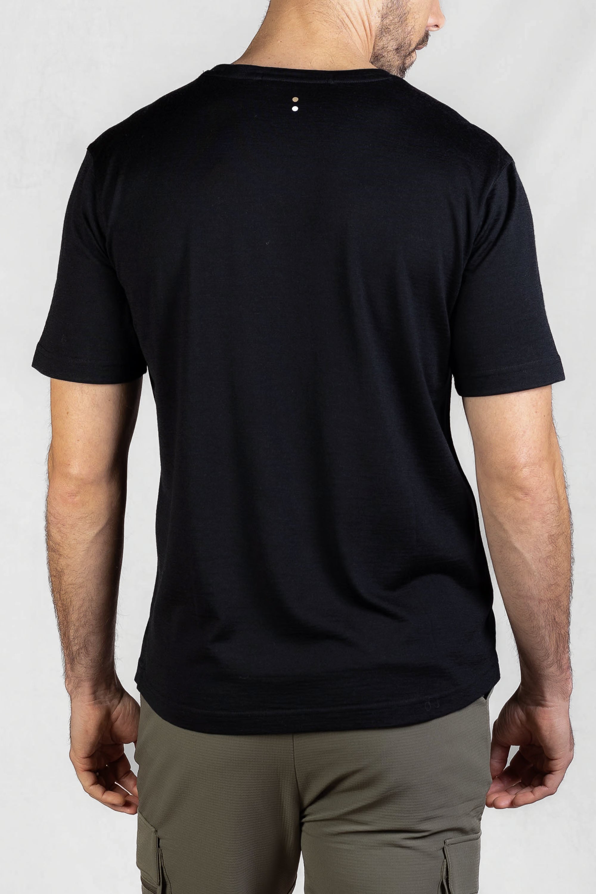 The Merino T - Black on Black