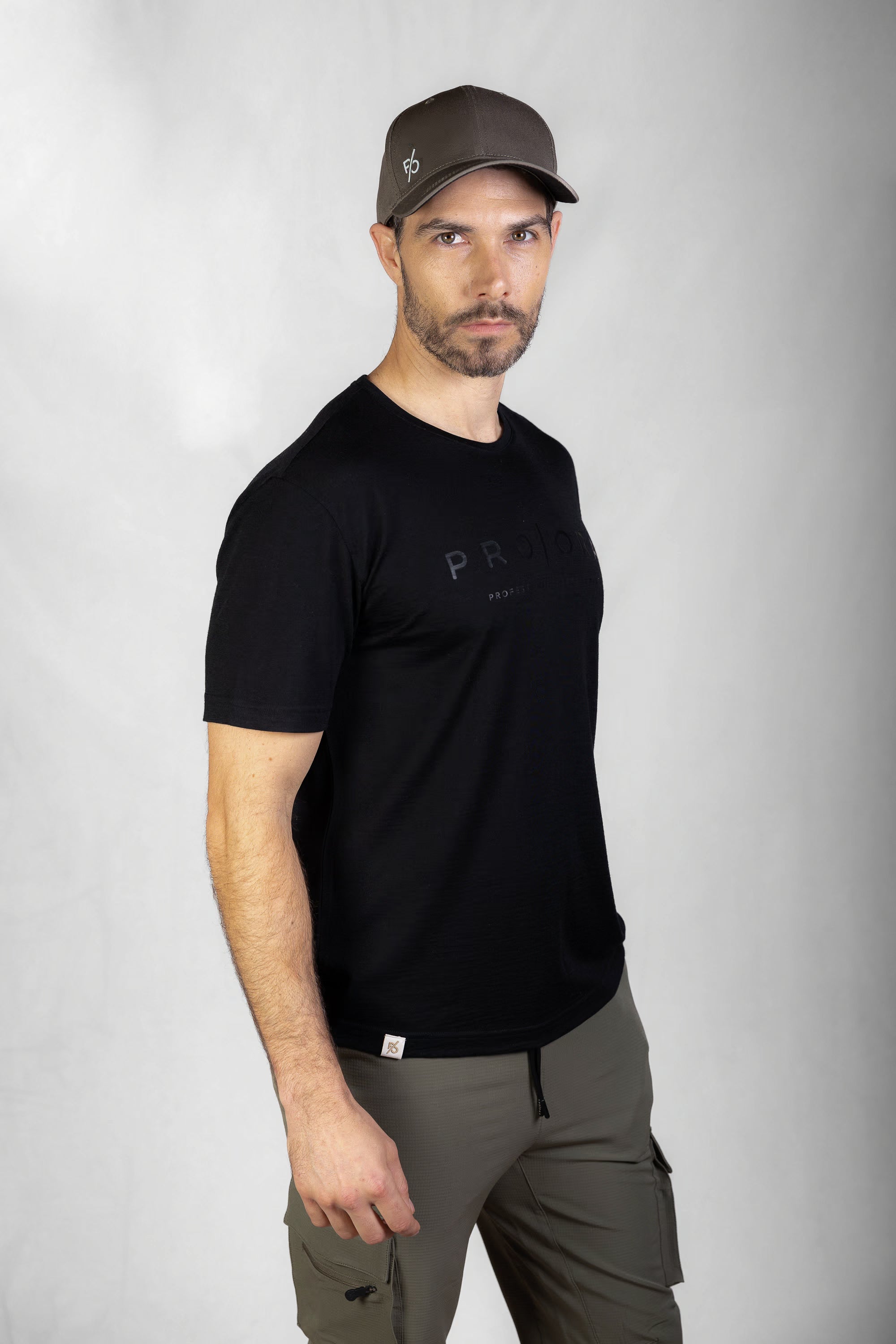 The Merino T - Black on Black