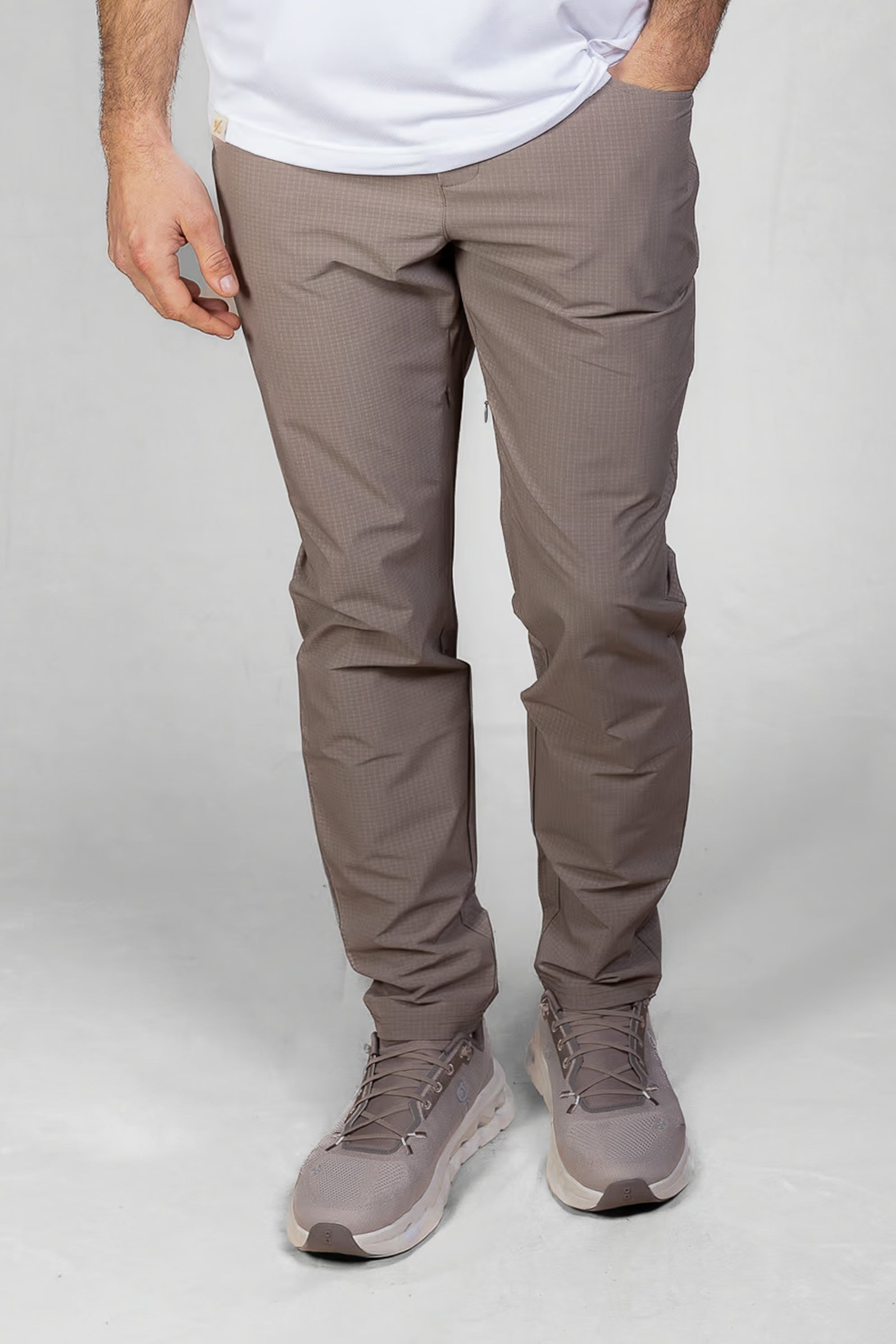 Men's Precision Trouser in Muted Clay #Colour_Muted Clay