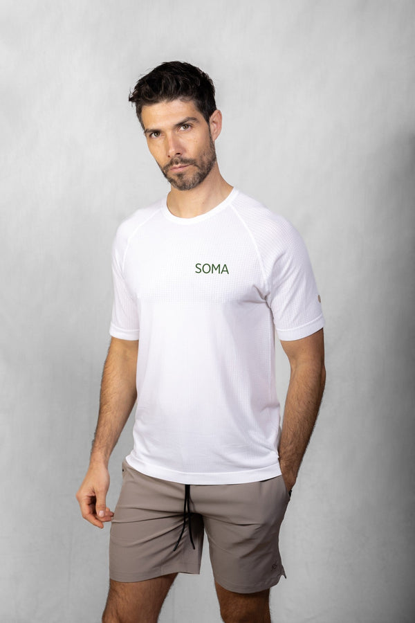 SOMA CLUB X PRO | ORA Men's Proformance T in White Onyx #Colour_White Onyx