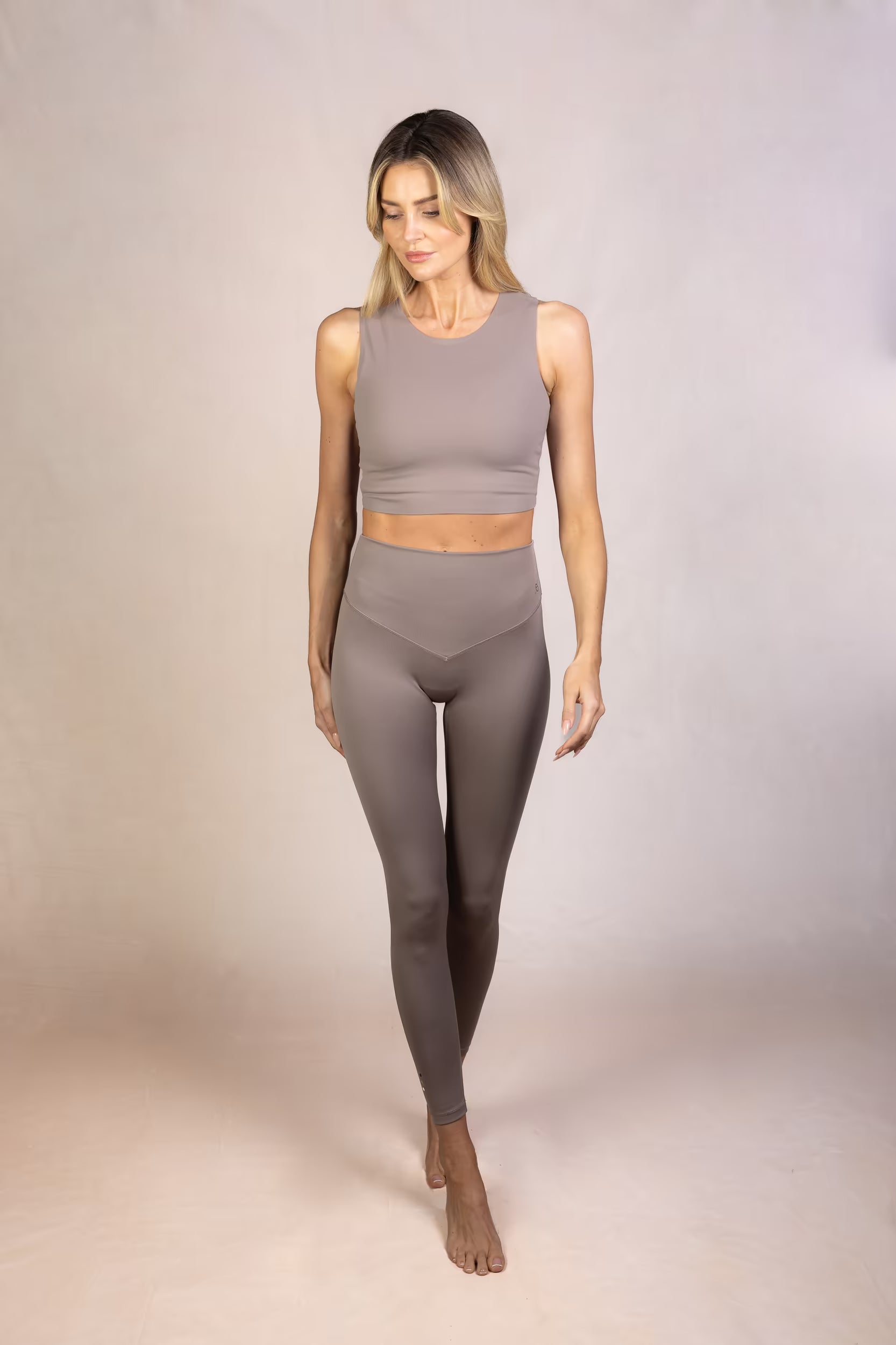 The Sueded Sleeveless Crop