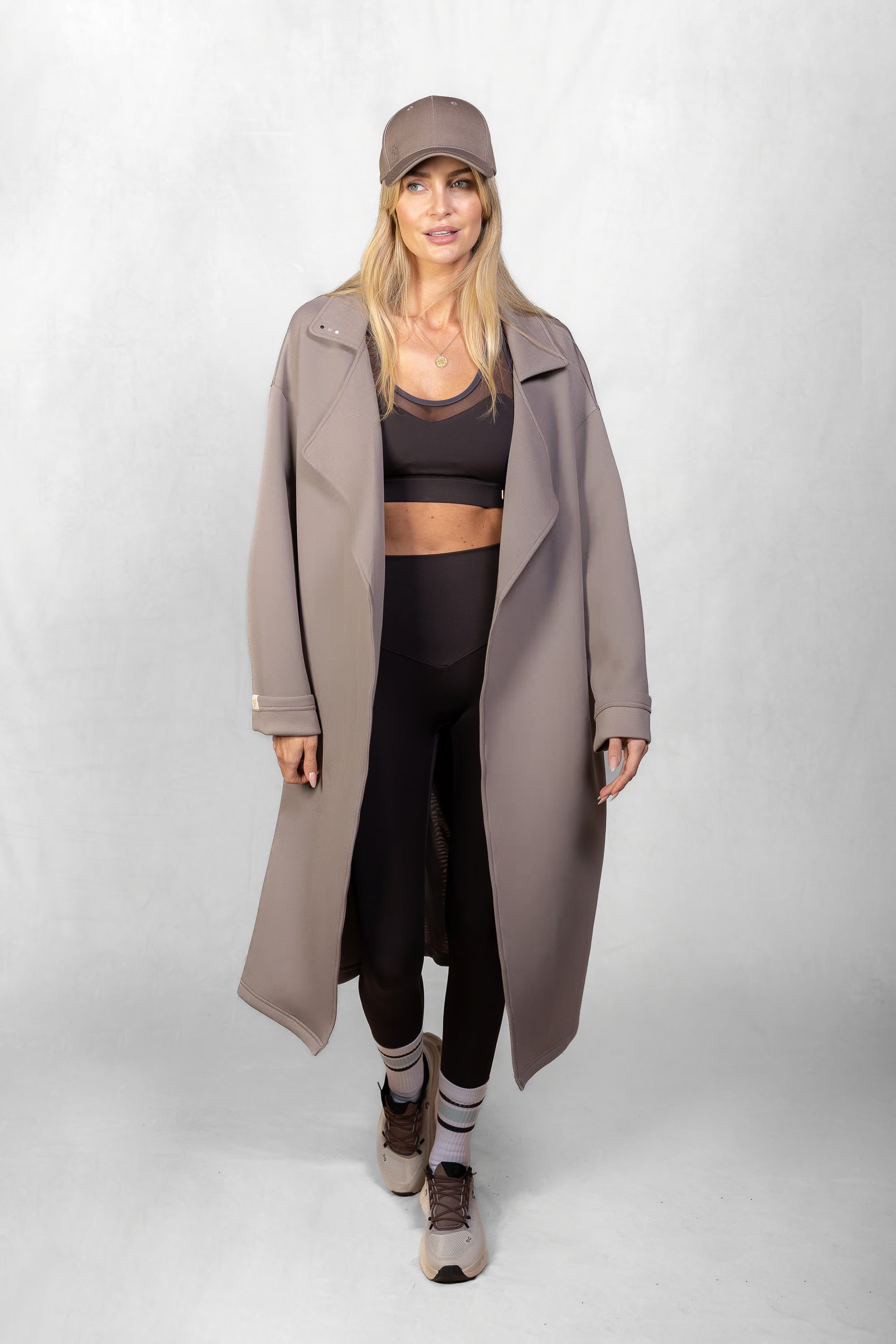 Women's Aura Lifestyle Coat in Muted Clay #Colour_Muted Clay