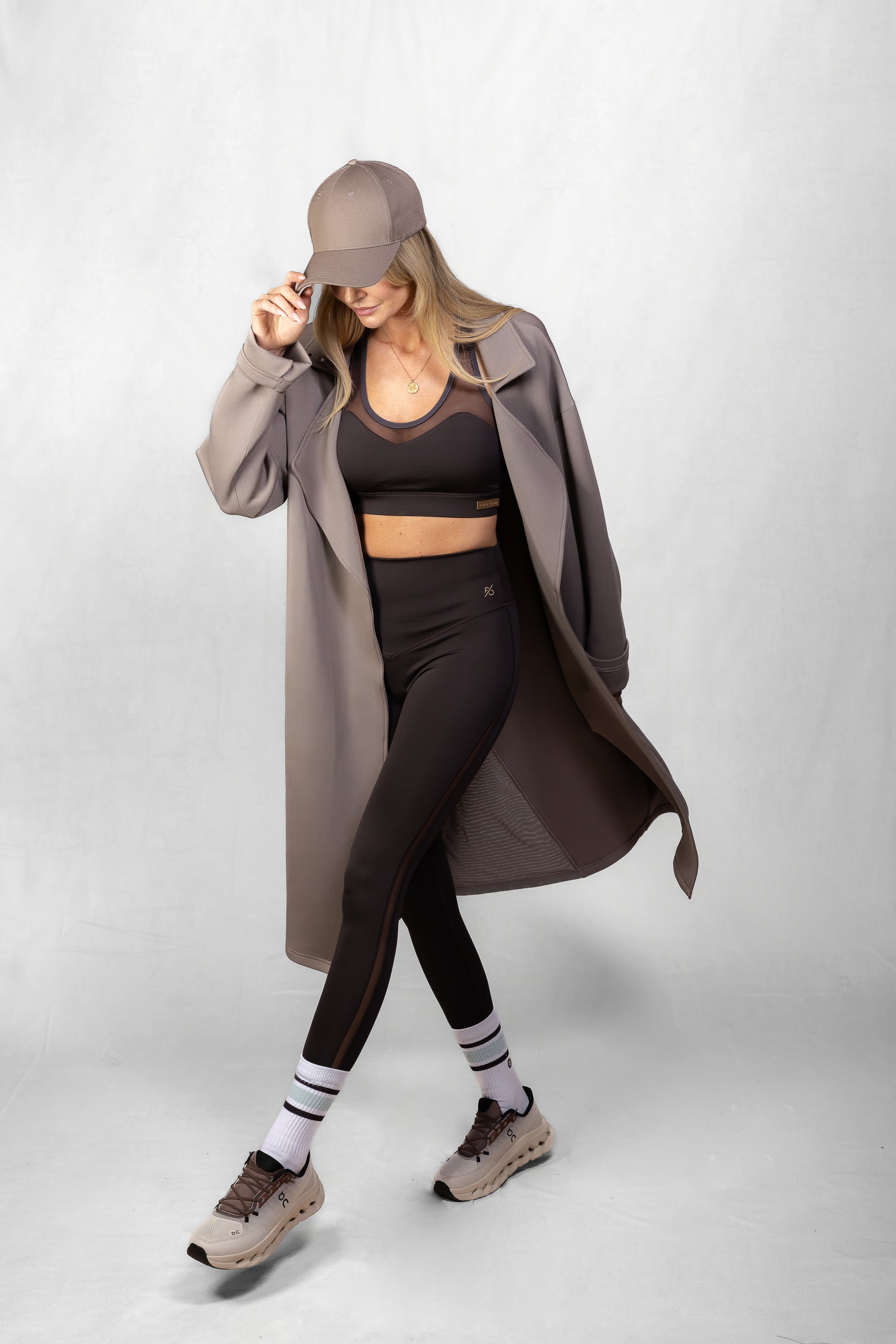 Women's Aura Lifestyle Coat in Muted Clay #Colour_Muted Clay