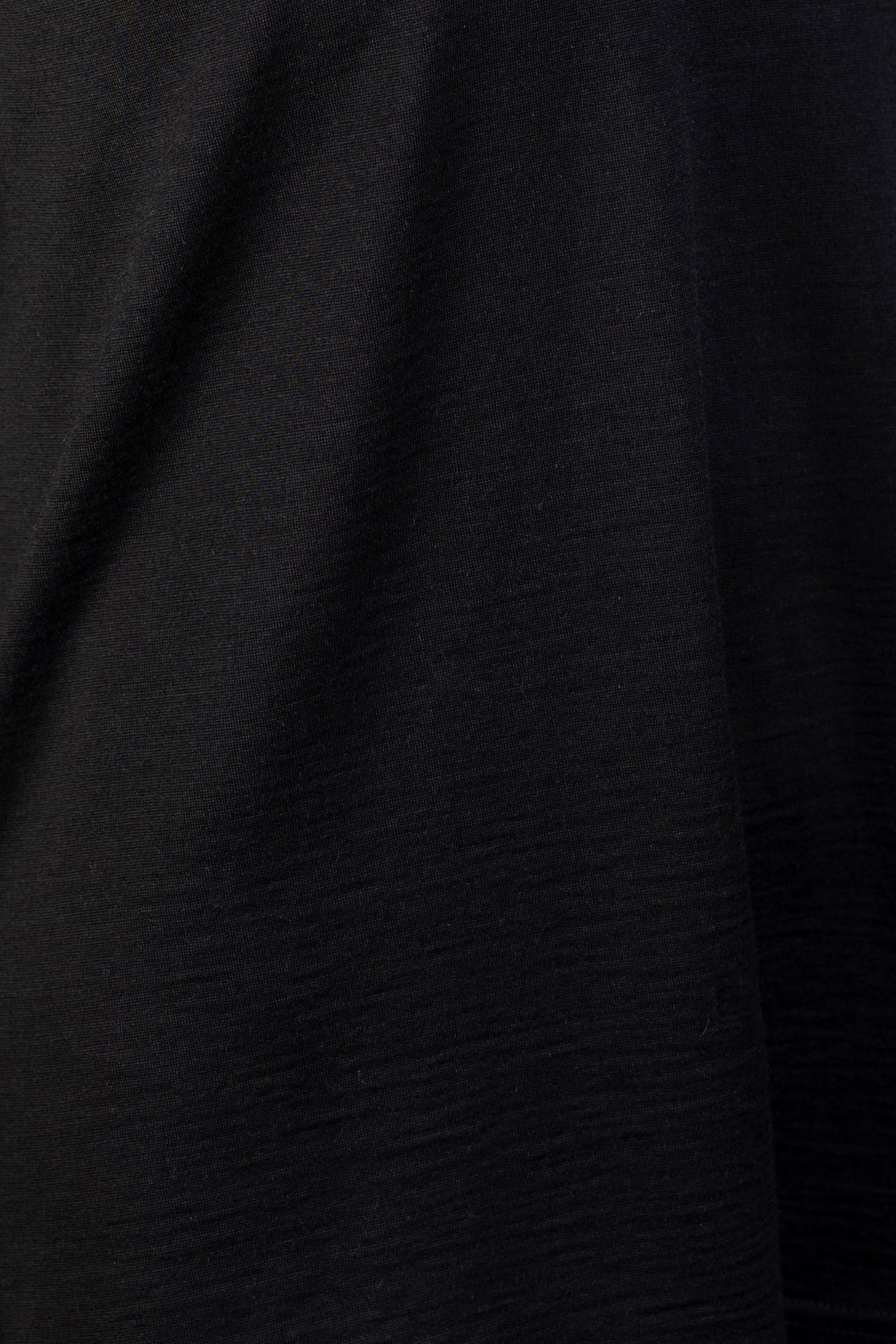 Women's Merino T-Shirt, Black on Black
