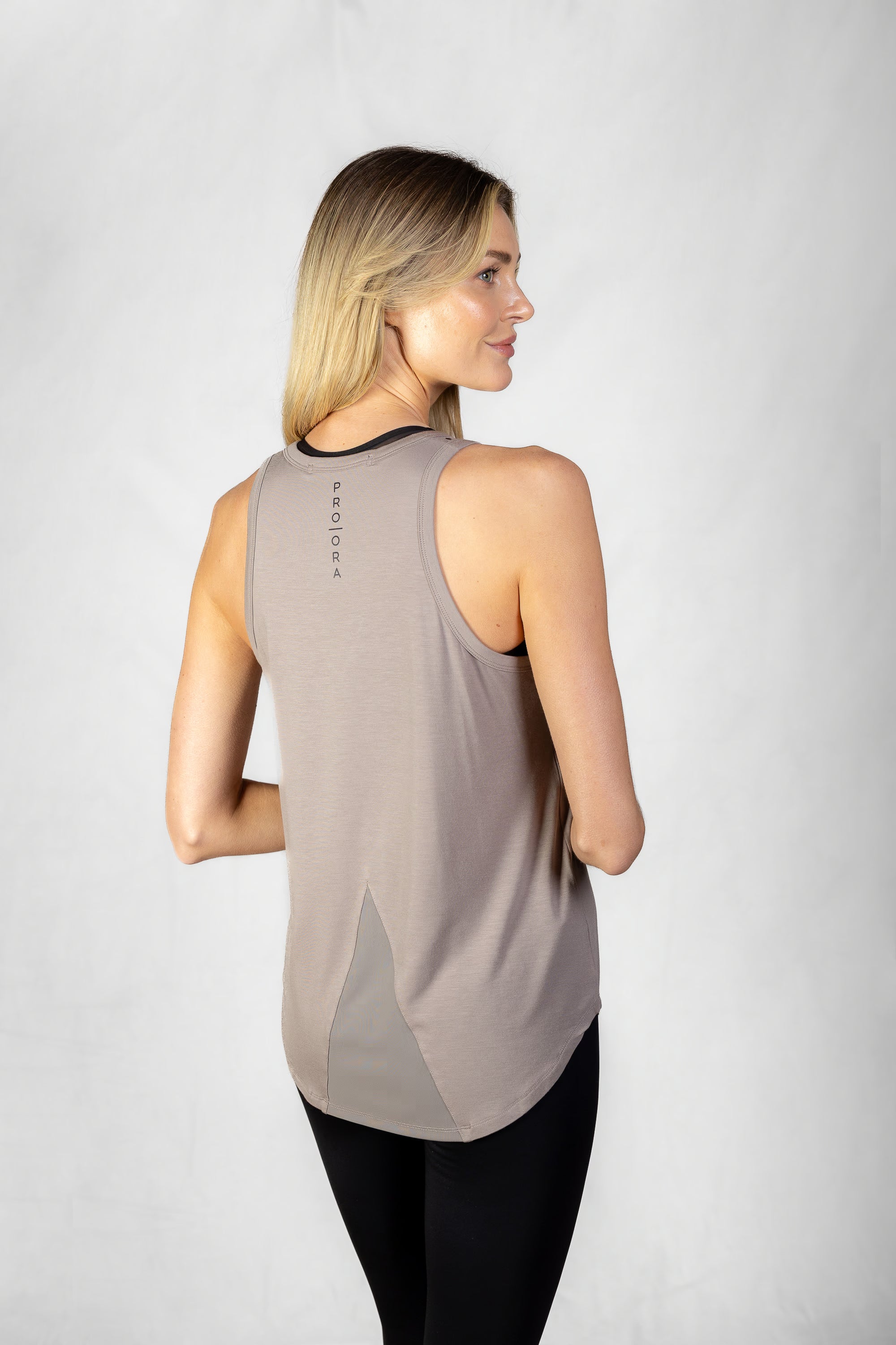 Women's Precision Tank in Muted Clay #Colour_Muted Clay