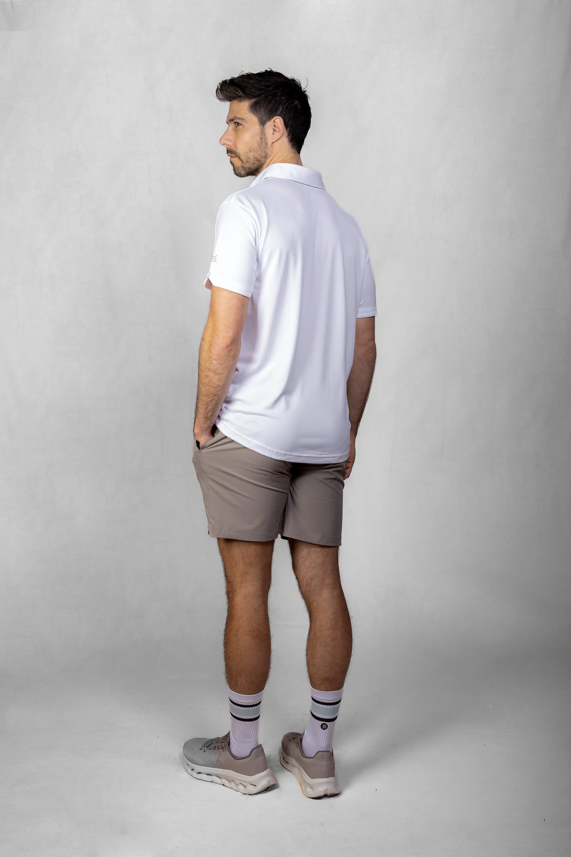 Men's Proformance Short in Muted Clay #Colour_Muted Clay