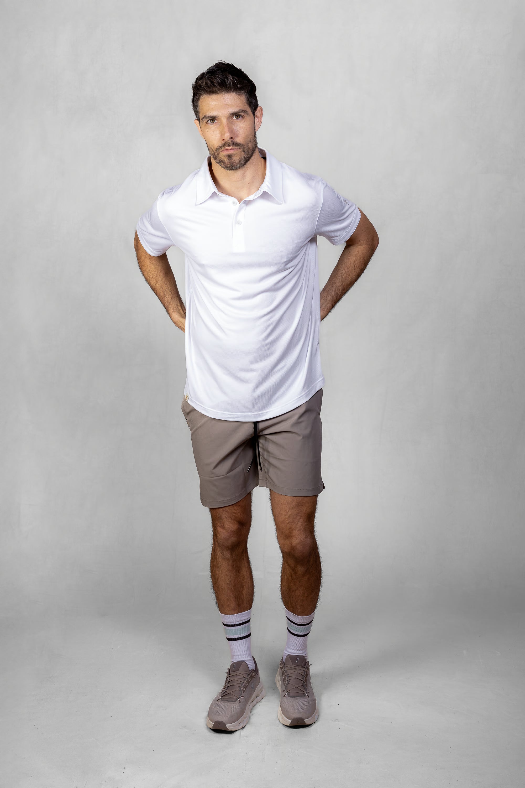 Men's Proformance Short in Muted Clay #Colour_Muted Clay